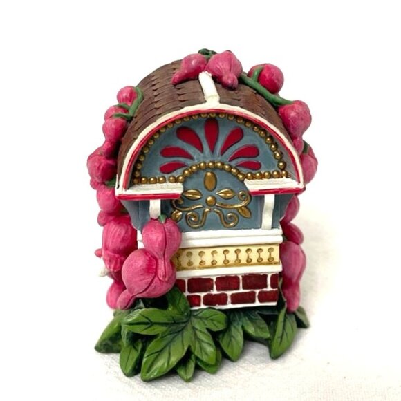 Vyg Carriage House Perch Figurine Hamilton Collection Birdhouses in Bloom 1997 - Picture 3 of 7